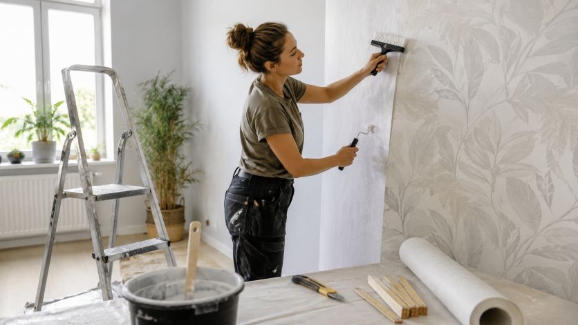 Löcher in Rigipswänden reparieren - welche Methode hält am besten